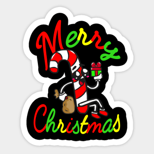 CANDY CANE Sticker